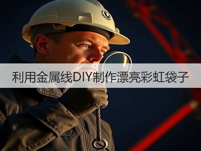 利用金属线DIY制作漂亮彩虹袋子 - 诺云双维造物网