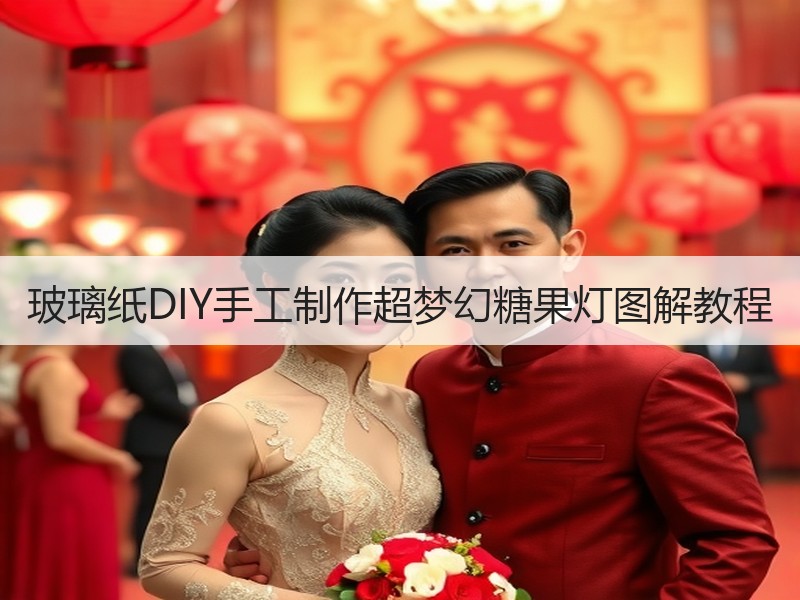玻璃纸DIY手工制作超梦幻糖果灯图解教程 - 诺云双维造物网