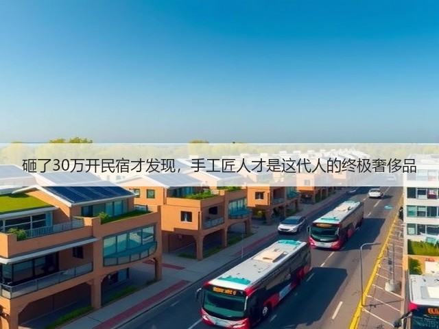 砸了30万开民宿才发现，手工匠人才是这代人的终极奢侈品(图2)