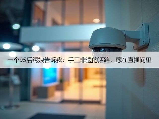 一个95后绣娘告诉我：手工非遗的活路，藏在直播间里(图1)