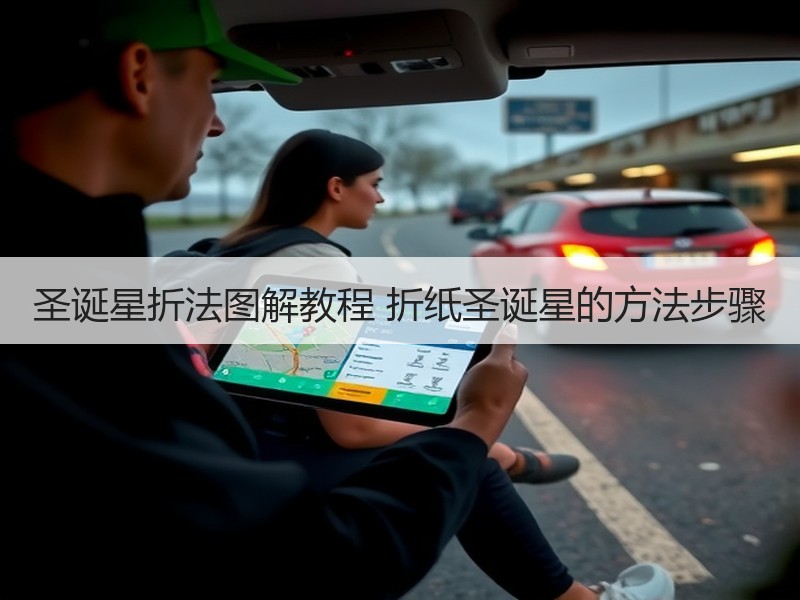 圣诞星折法图解教程 折纸圣诞星的方法步骤 - 诺云双维造物网