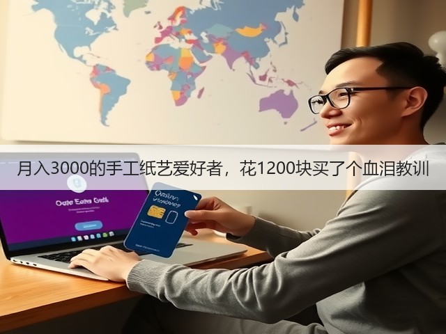 月入3000的手工纸艺爱好者，花1200块买了个血泪教训(图2)