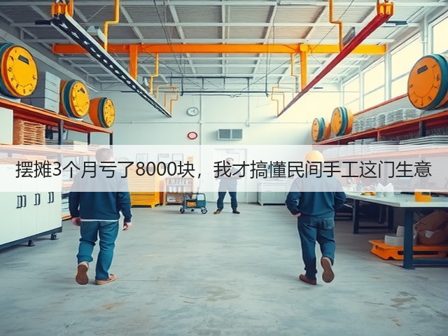 摆摊3个月亏了8000块，我才搞懂民间手工这门生意(图1)