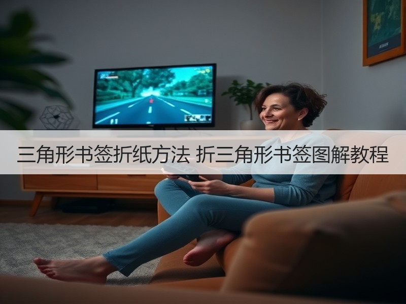 三角形书签折纸方法 折三角形书签图解教程 - 诺云双维造物网