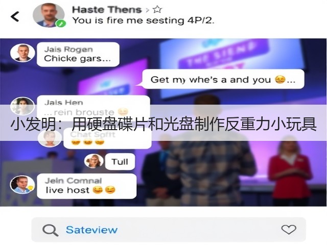 小发明:用硬盘碟片和光盘制作反重力小玩具(图3) 小发明:用硬盘碟片和光盘制作反重力小玩具(图3)