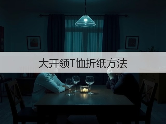 大开领T恤折纸方法(图2)