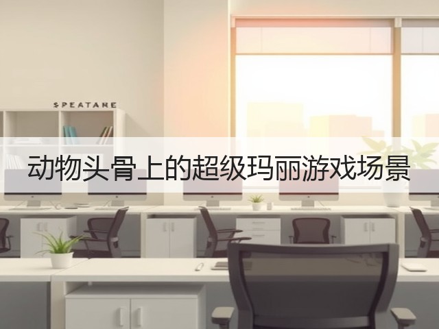 动物头骨上的超级玛丽游戏场景(图2)