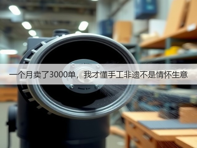 一个月卖了3000单，我才懂手工非遗不是情怀生意(图1)