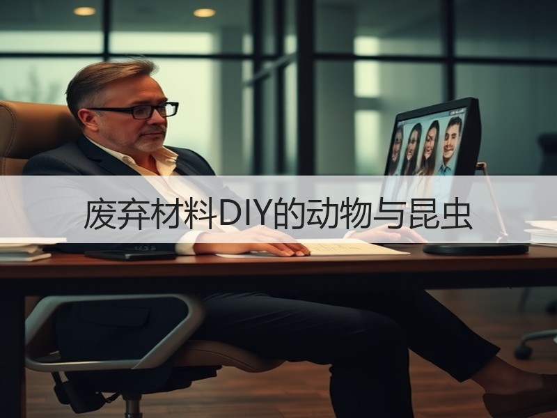 废弃材料DIY的动物与昆虫 - 诺云双维造物网