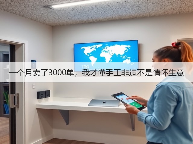 一个月卖了3000单，我才懂手工非遗不是情怀生意(图1)