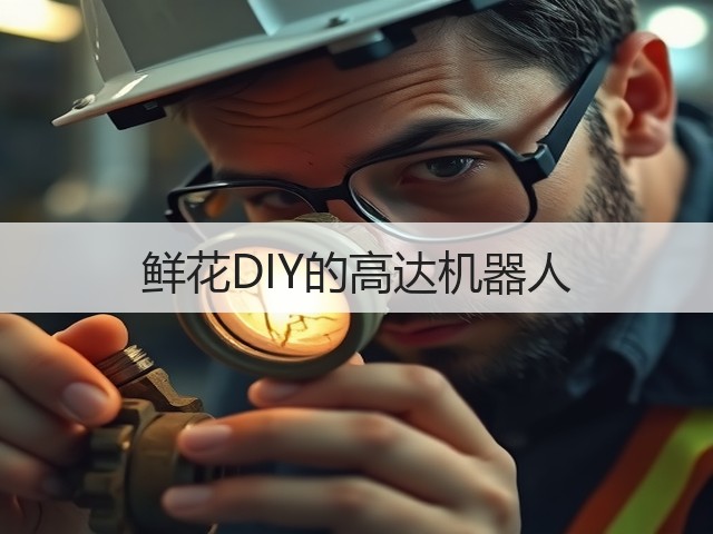 鲜花DIY的高达机器人(图1)